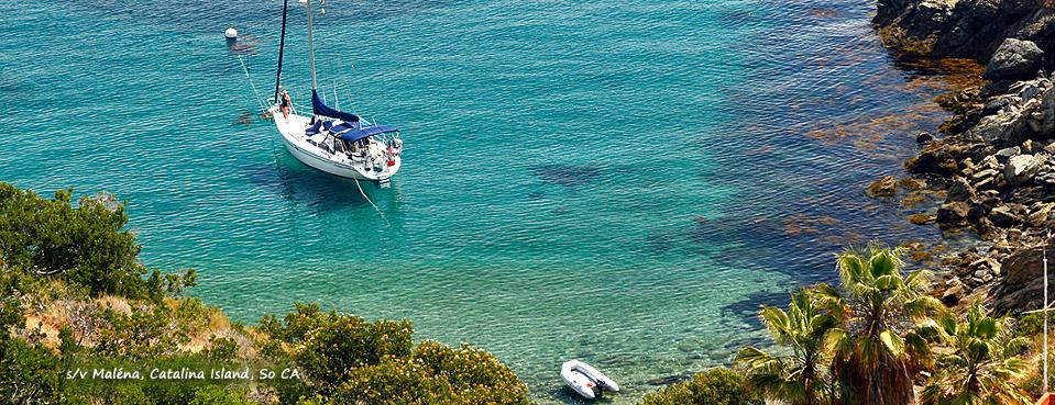 At anchor in paradise